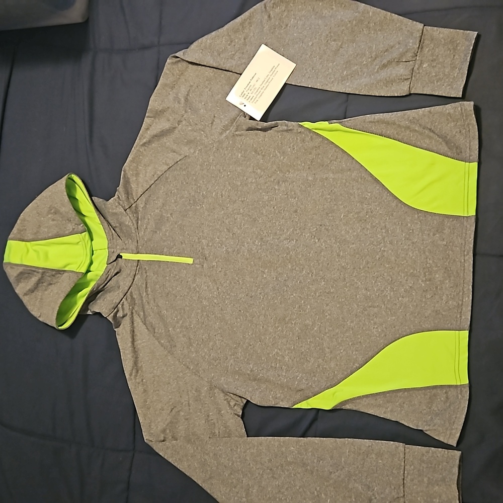 Ladies Atheltic 1/4 zip Pullover Hoodie